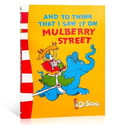 Et Pour Penser Que Je L'ai Vu Dans Mulberry Street Dr.Seuss Livre De Contes Pour Enfants, Livre D'images En Anglais, Éducation Précoce