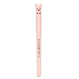 Stylo À Bille Effaçable Avec Tiges De Recharge De 0.35mm, Animaux, Panda, Chat, Mignon, Kawaii