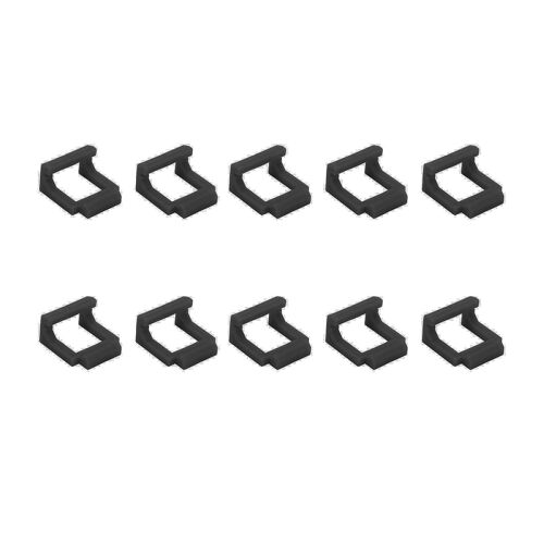 10Pcs PCIE Riser Card Retainer PCIE vers USB3.0 Fixation Sécurisée Durable En Plastique Dur PCIe Adaptateur Clips Noir