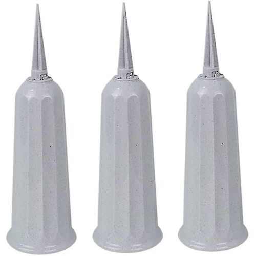 5pcs Cimetière Cône de Tombe Vase Porte-fleurs de pelouse avec pieu au sol Récipient floral de pierre tombale, cimetière Cône Vase, fleur artificielle