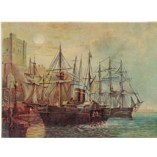 Chromos Marine Bateaux Voilier - Dim Env 12 X 17 Cm