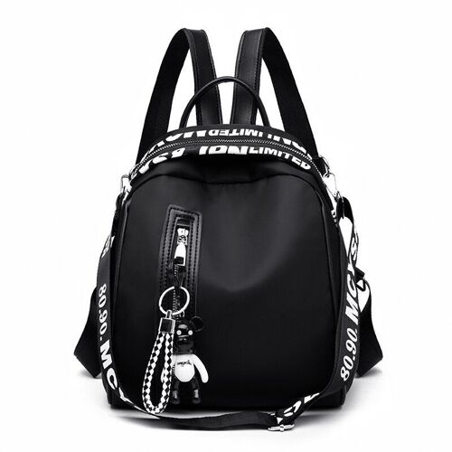 New Waterproof Nylon Women Backpack Zipper School Bags For Teenagers Girls Small Pendant Female Multifunction Rucksack, Type8