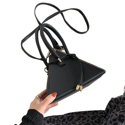 Texture 3D PU Leather Special Design Handbag Fashion Ladies Handbags Women Messenger Bags Shoulder, Noir