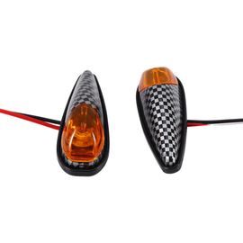 Clignotant De Moto Haute Puissance Oeil De Chat Led Clignotant Indicateur Coquille Serpentine LumièRe Jaune