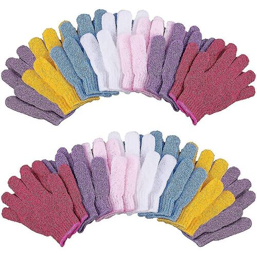 14 Paires De Gants Exfoliants Gant De Gommage Corporel Enlèvement De La Peau Morte
