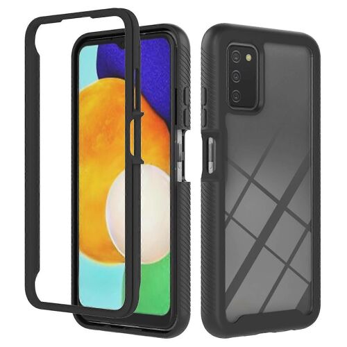 Google Pixel 5a 5g Case Bumper Full Body Protective Shockproof Bumper Rugged Cover Transparent - Noir