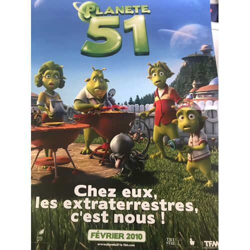 Planete 51 - Affiche De Cinema Pliee 60x40 Cm