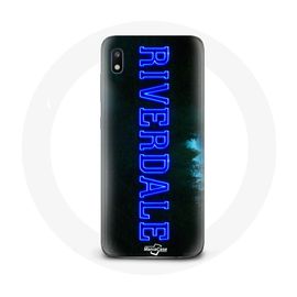 Coque Pour Samsung Galaxy A10 Riverdale Série Logo Bleu