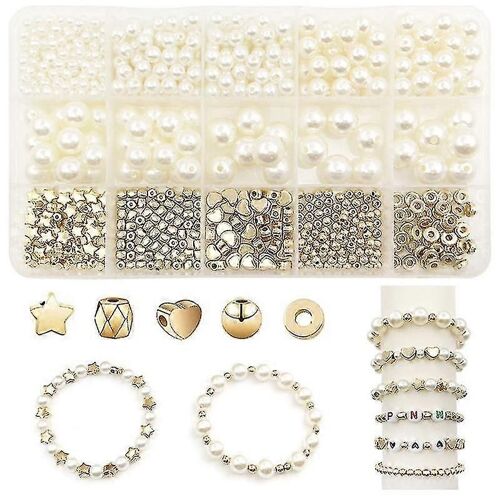 Perles Perles Pour La Fabrication De Bijoux Diy Bracelet Collier Boucle D'oreille Artisanat 720 Pcs
