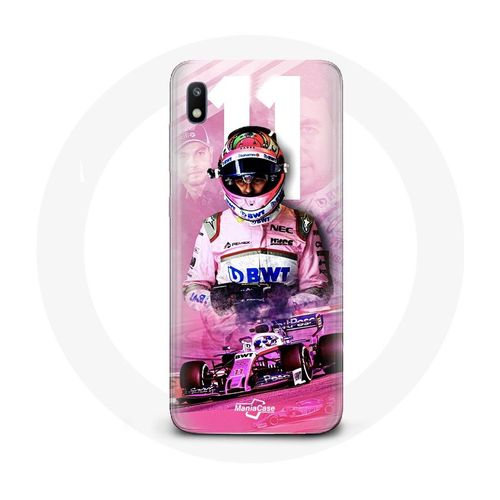 Coque Pour Samsung Galaxy A10 Formule 1 Sergio Pérez Pilote De F1 Rose