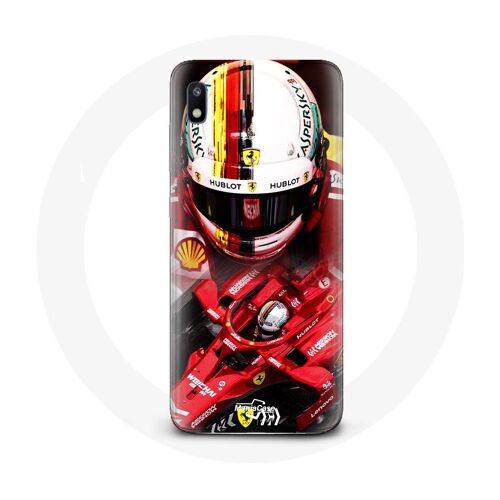Coque Pour Samsung Galaxy A10 Formule 1 Sebastian Vettel F1 Rouge