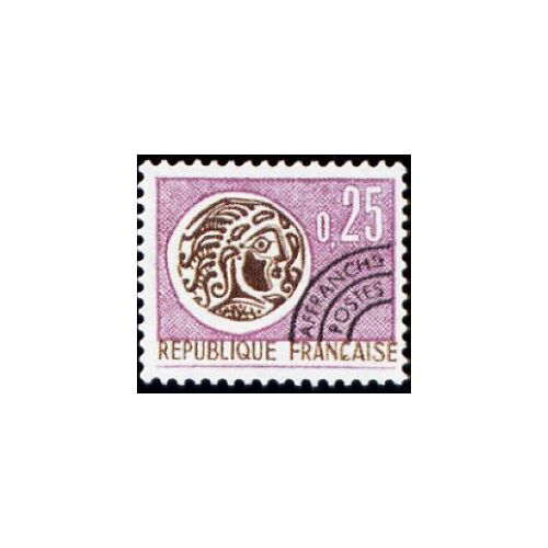 Timbre France 1964 Préoblitéré Monnaie Gauloise 0.25 Yt Préos N° 126