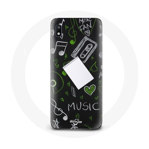 Coque Pour Samsung Galaxy A10 Music Clé De Sol