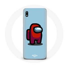 Coque Pour Samsung Galaxy A10 Among Us Jeu Vidéo Fond Bleu