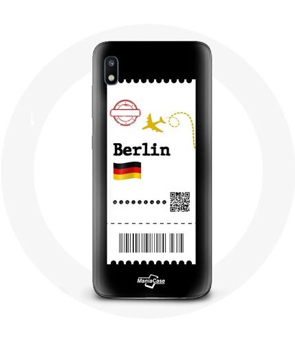 Coque Pour Samsung Galaxy A10 Billet D'avion Berlin