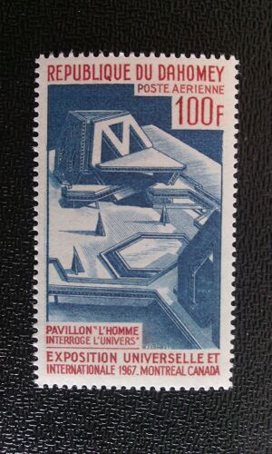 Timbre Dahomey Yt Pa 61 Expo 67 - Montréal 1967