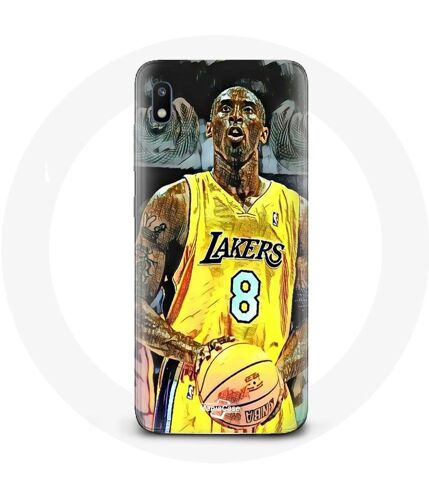 Coque pour Samsung Galaxy A10 Kobe Bryant Dunk lakers 8 NBA Noir