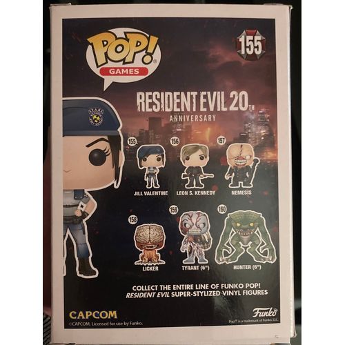 Funko Pop Jill Valentine. Super Rare