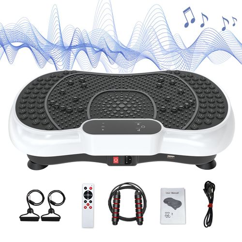 Appareil D'Exercice À Plaque Vibrante Entraînement Complet Du Corps Mini Plateforme De Fitness Vibrante Portable Appareil De Drainage Lymphatique Pour La Perte De Poids Et Le Modelage Toni.