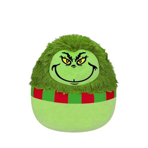 Peluche monstre vert de Noël de 30 cm