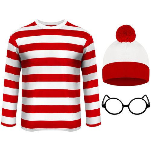 Costumes De Cosplay Noël Halloween Chemise Avec Lunettes