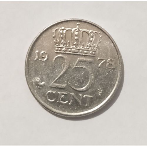 Pièce De Monnaie - Reine Juliana - 25 Cents - 1978 - Nederland ( Pays Bas )