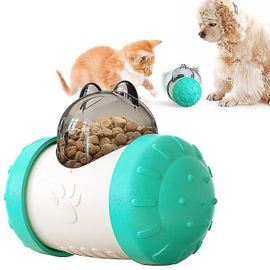 Gobelet Pour Chien Qui Fuit, Jouet Interactif, Distributeur De Nourriture Lente, Jouet Bleu