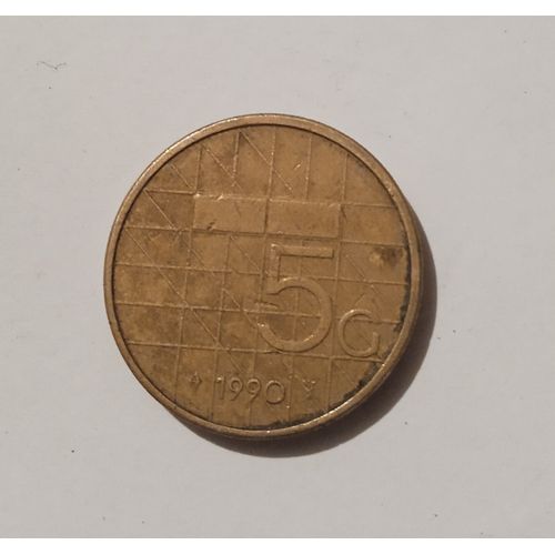 Pièce De Monnaie - Reine Beatrix - 5 Gulden - 1990 - Nederland ( Pays Bas )
