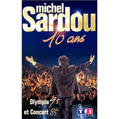 Michel Sardou 10 Ans - Olympia 1995 -- Concert 1985 Vhs Cassette Video