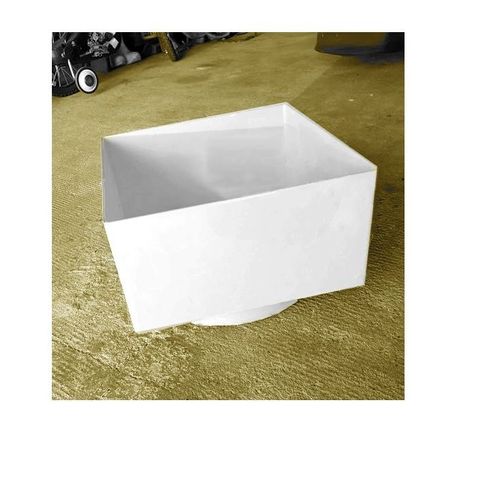 Bac A Plantes Vertes Jardiniere Pot Riviera Carré Blanc Creme Diametr 50 Cm Hydratation Arrosage Humidite Continue Reserve D Eau Vegetaux Plantation Fleurs Bulbe Contenant Recipient Back Auge Résine