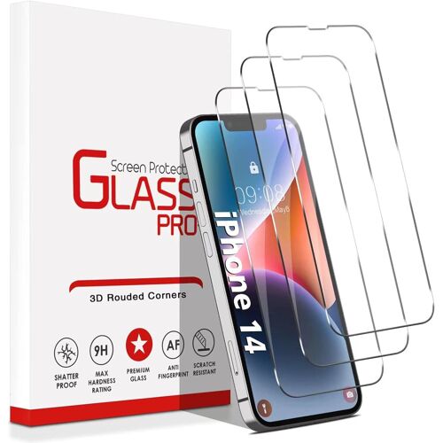 Verre Trempé Pour Iphone 14 (6,1") [Pack 3] Film Vitre Protection Ecran Little Boutik®