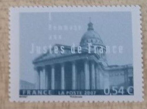Timbre Neuf 2007, Hommage Aux Justes De France, Illustration De Besset, 0,54 Euro.