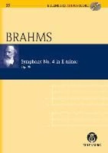 Symphony No. 4 E Minor Op. 98 / Studyscore+Cd