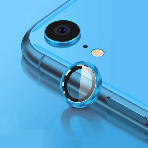 Protecteur De Caméra En Métal Pour Iphone Xr Se 2022 2024 Se2 4 Se3, Anneau D'objectif De Protection En Verre Trempé Sur Se 2 3, Protecteur D'écran Arrière-Blue-For Iphone 7
