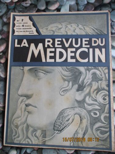 La Revue Du Médecin N° 7 Avril 1930