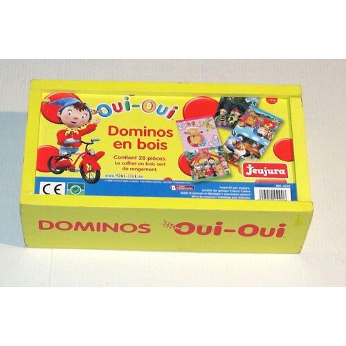 Dominos En Bois Oui Oui 28 Pieces Jeujura France Cartes