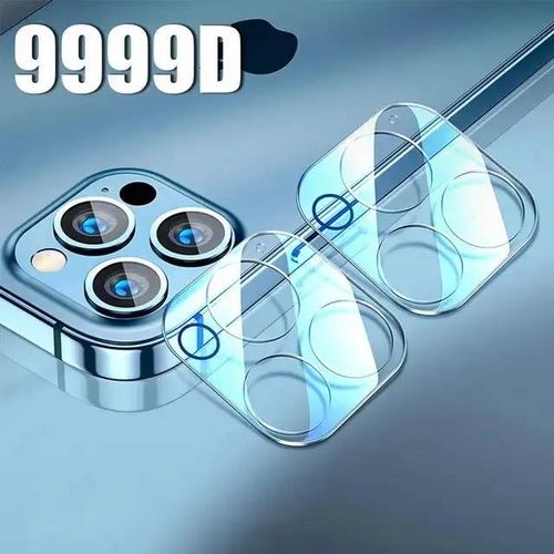Protecteur D'objectif D'appareil Photo En Diamant Scintillant, 2 Pièces, Pour Apple Iphone 16 15 13 12 Pro Max, Film De Protection D'écran Pour Iphone 16 14plus-13 Pro Or 13 Pro Max-Transparent