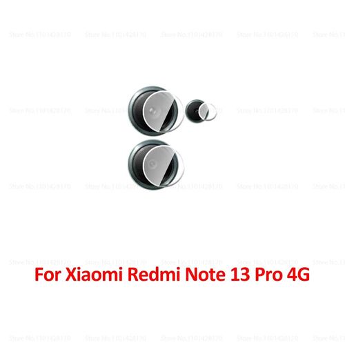 Protecteur De Caméra En Verre Trempé, 3 Jeux, Pour Xiaomi Redmi Note 13 Pro 5g Note14 Pro + 14 14pro Plus 13pro 4g, Film D'objectif De Téléphone Transparent-3 Set-Redminote13 Pro 4g
