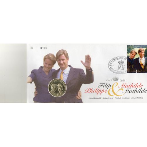 Belgique Timbre Mariage Du Prince Philippe 1999 Numisletter