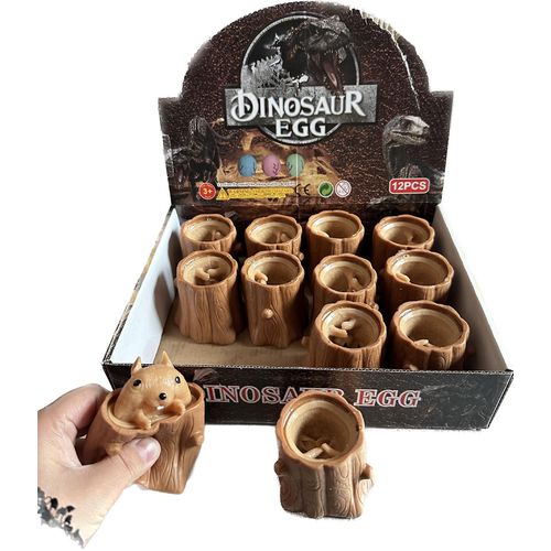 12 Pièces Presser Lapin Sac Porte-Bonheur Ours Pincer Poche Ours Animal Pincer Décompression Jouets Style 12