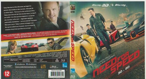 Need For Speed - Combo Blu-Ray 3d + Blu-Ray