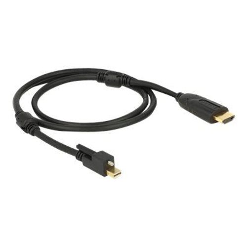 Delock - Câble adaptateur - Mini DisplayPort mâle pour HDMI mâle - 2 m - noir - support 4K