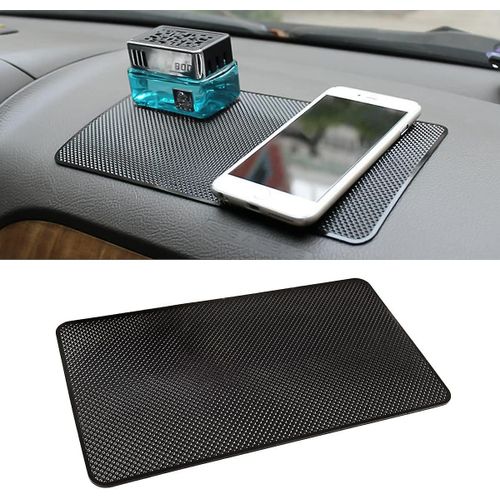 Tapis En Caoutchouc Antidérapant Pour Tableau De Bord De Voiture, 10,6 X 5,9 Tapis Adhésif Universel Antidérapant Pour Tableau De Bord Magique De Voiture Pour Téléphones, Lunettes De Soleil, Clés, Appareils Électroniques