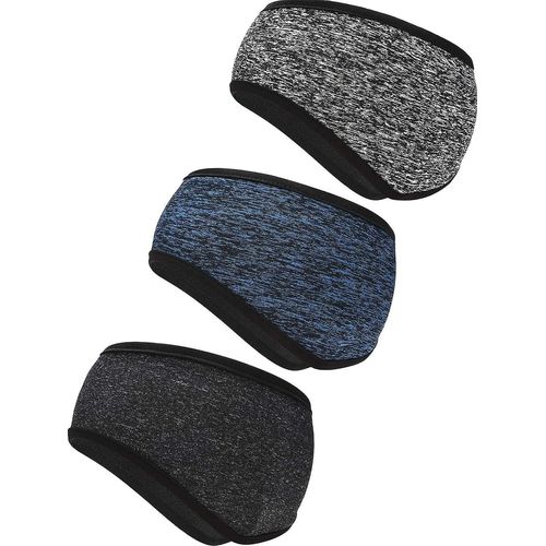 3 Pièces Bandeau Chauffe-Oreilles Couverture Complète Cache-Oreilles Bandeau De Sport Pour Utilisation En Plein Air Sport Fitness