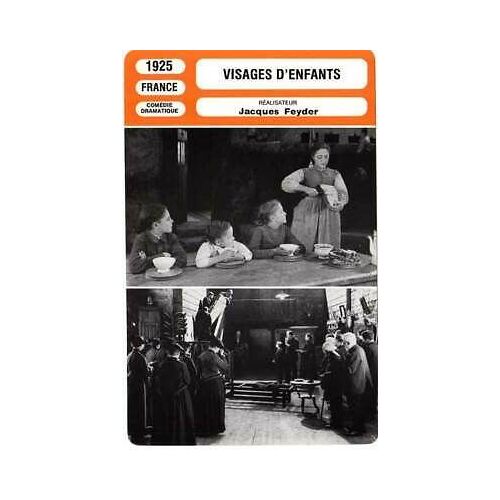 Fiche Monsieur Cinema Visages D'enfants