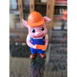 Figurine Les Petits Cochons - Cochon Maçon
