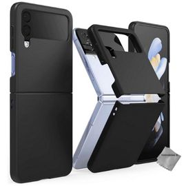 Housse etui coque rigide avant et arrière pour Samsung Galaxy Z Flip 4 5G - NOIR