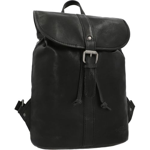 Sac À Dos En Cuir - Bennett Tanné Végétal Sac À Dos Pour Ordinateur Portable En Cuir Sacoche Pour Ordinateur Pour Hommes Et Femmes Noir 14L