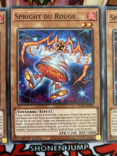 Yu Gi Oh Pote Fr006 Spright Du Rouge