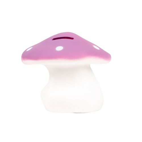 Tirelire Champignon Lila